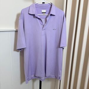 Greg Norman Men's XL Lavender Play Dry Performance Golf Polo Shirt